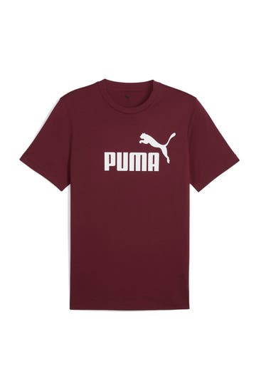 PUMA T-Shirt weinrot