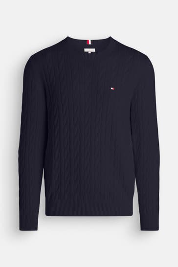 TOMMY HILFIGER Strickpullover nachtblau