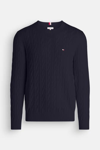 TOMMY HILFIGER Strickpullover nachtblau