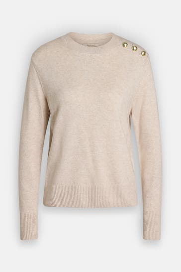 BARBOUR Strickpullover greige