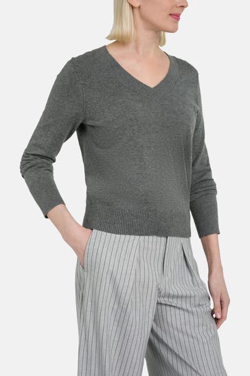MARC O'POLO DENIM Strickpullover grau
