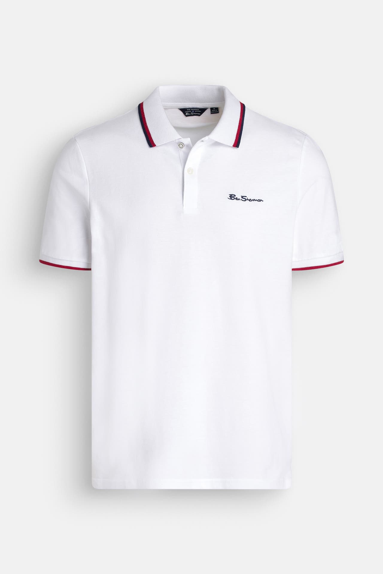 BEN SHERMAN Polo-Shirt weiß, Bild 1