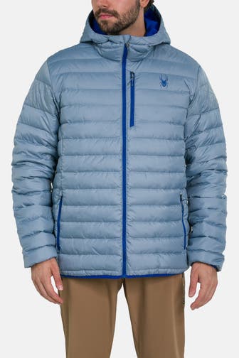 SPYDER Light-Daunenjacke hellblau