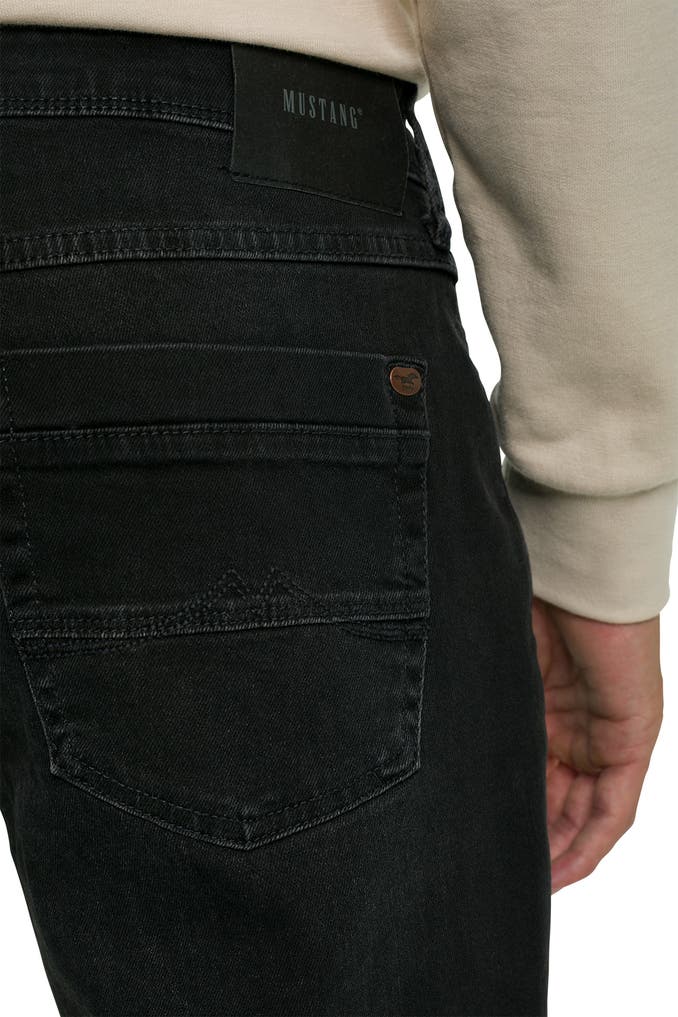 Jean Mustang Washington Slim Homme - 99% Coton, Coupe Ajustée, Style Décontracté Moderne