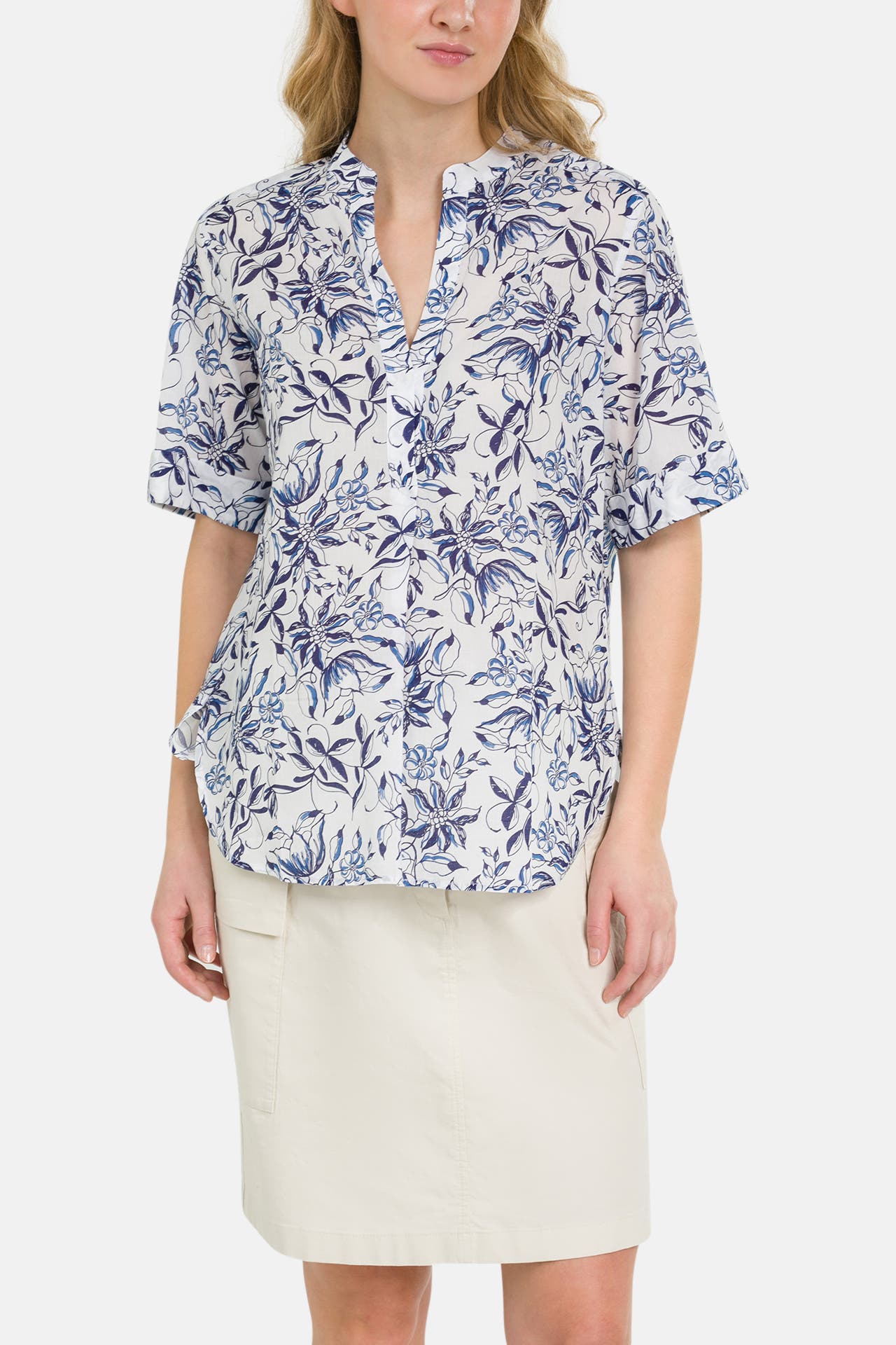 MARC O'POLO Kurzarm-Tunika floral, Bild 1