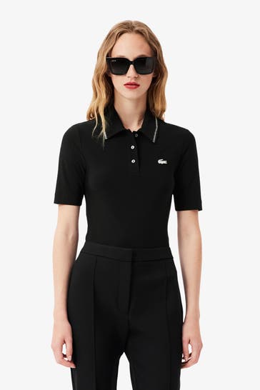 LACOSTE Polo-Shirt schwarz