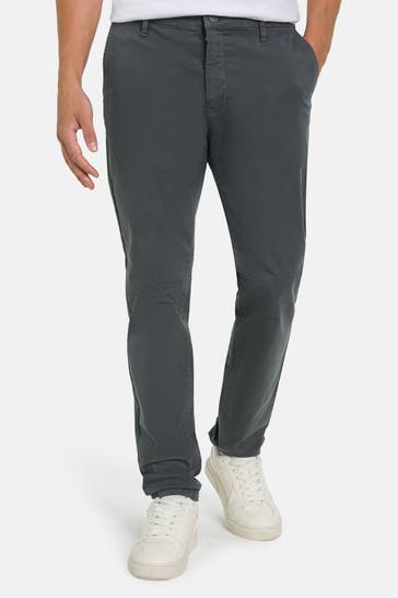 GUESS Chino steingrau slim