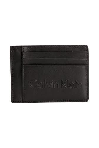 CALVIN KLEIN Kartenetui schwarz