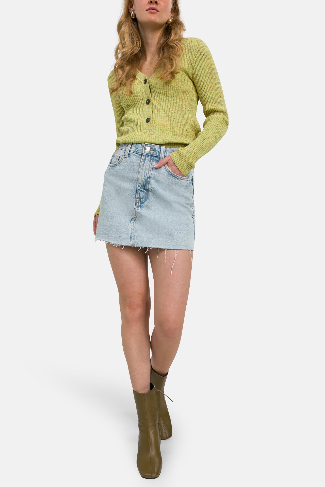 CLOSED Strickpullover apfelgrün, Bild 1