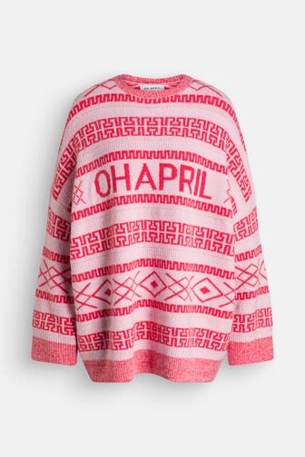 OH APRIL Strickpullover 'Lumi ' gemustert