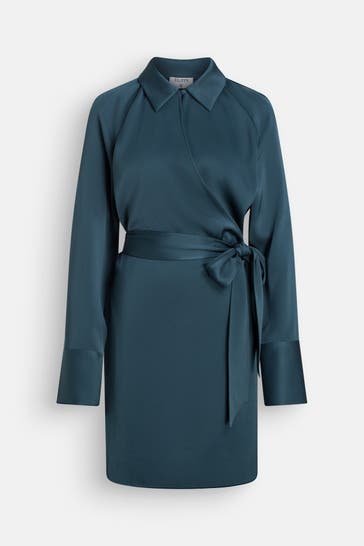FILIPPA K Wickelkleid petrol