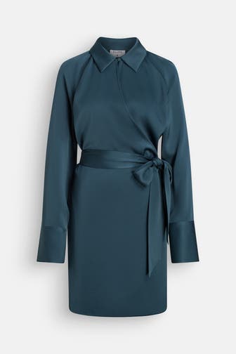 FILIPPA K Wickelkleid petrol