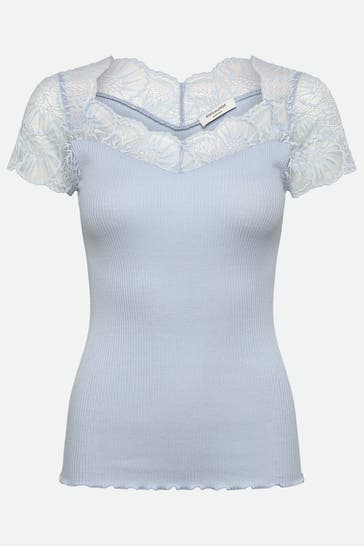 ROSEMUNDE Seidenmix-Shirt 'Beatha' pastellblau