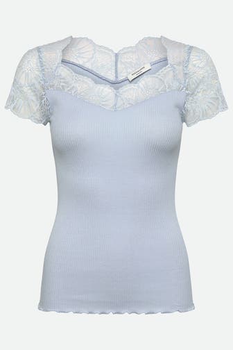 ROSEMUNDE Seidenmix-Shirt 'Beatha' pastellblau