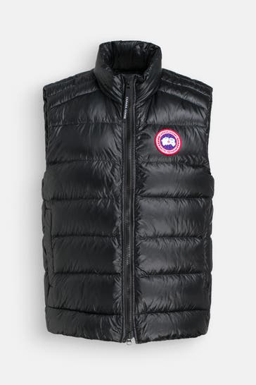 CANADA GOOSE Daunenweste 'Crofton' schwarz