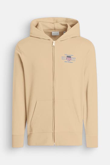 GANT Sweatjacke beige