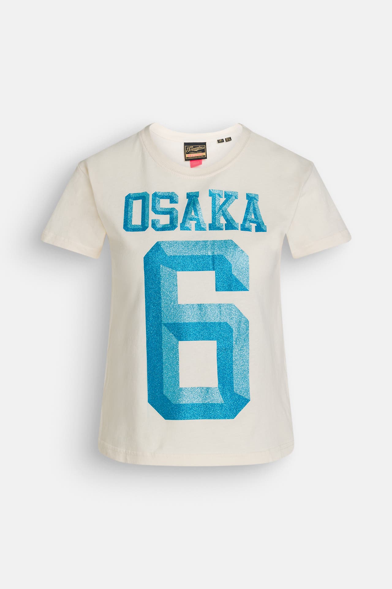 SUPERDRY T-Shirt 'Osaka 6 Embellish' ecru, Bild 1