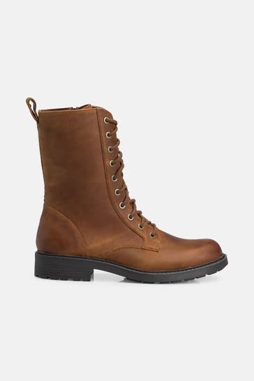 CLARKS Schnürstiefel 'Orinoco2' braun