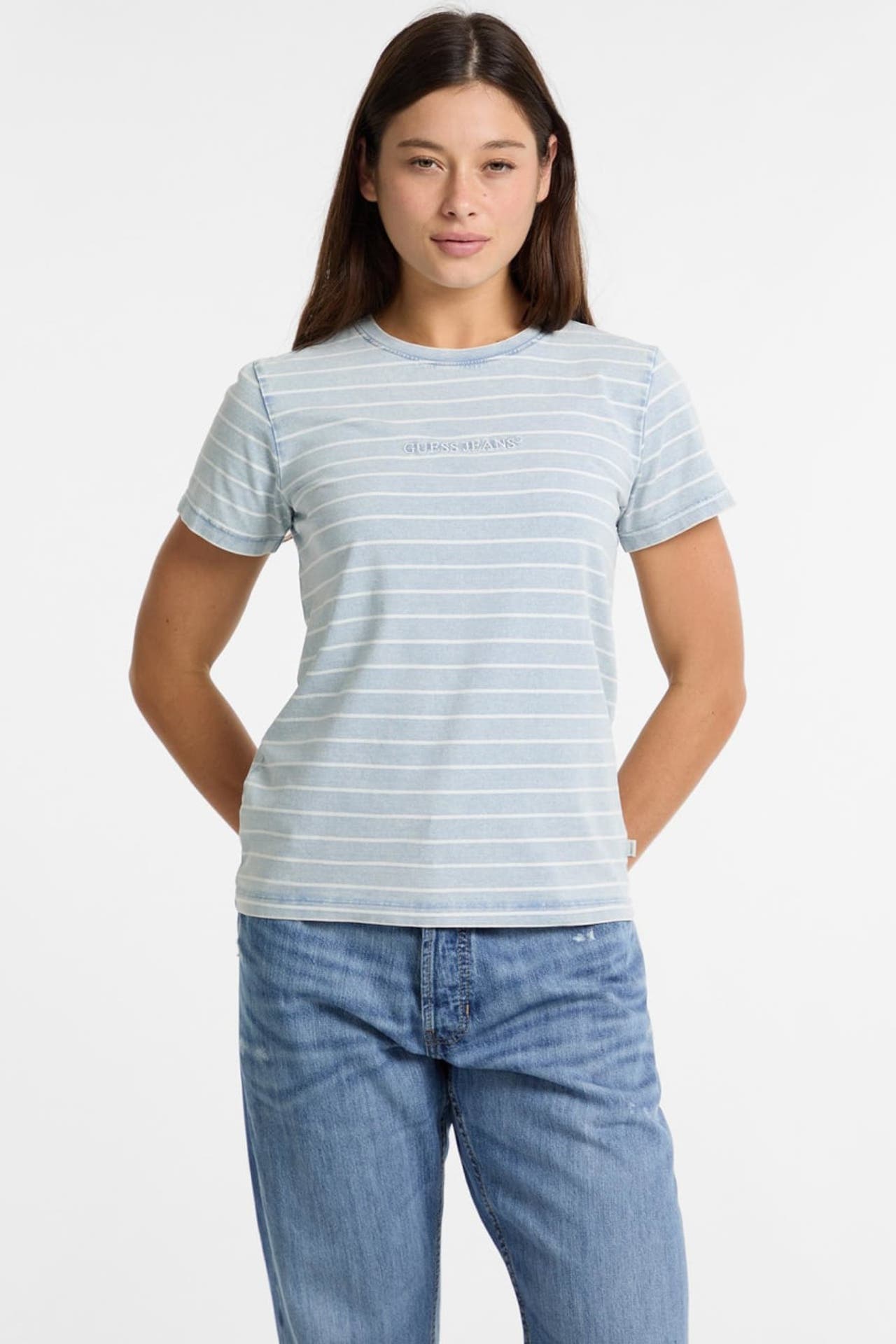 GUESS T-Shirt taubenblau, Bild 1