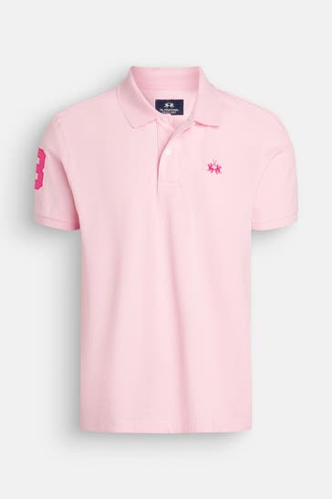 LA MARTINA Polo-Shirt rosa