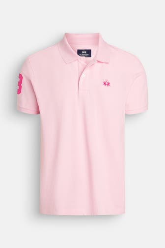 LA MARTINA Polo-Shirt rosa