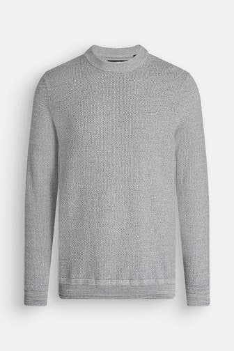 SUPERDRY Strickpullover hellgrau
