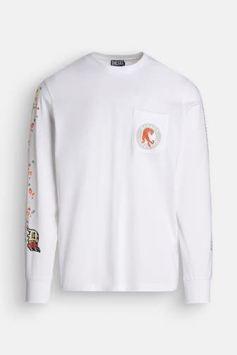 DIESEL Longsleeve weiß