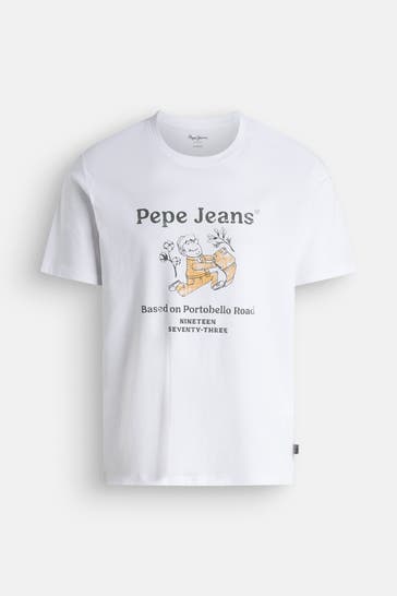 PEPE JEANS T-Shirt 'Wamien' weiß
