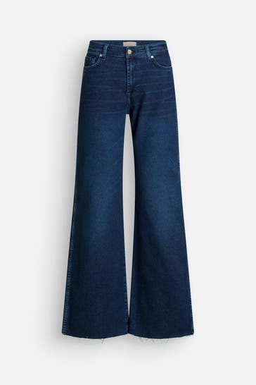 7 FOR ALL MANKIND Jeans dunkelblau flared