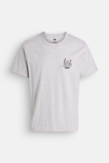LEVI'S® T-Shirt hellgrau