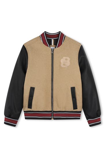 BOSS Collegejacke mehrfarbig