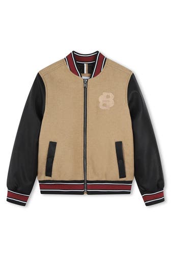BOSS Collegejacke mehrfarbig