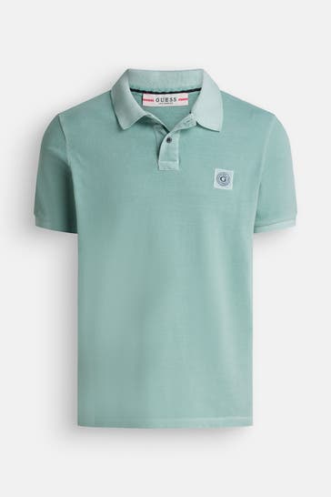 GUESS Polo-Shirt graugrün