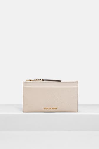 MICHAEL MICHAEL KORS Leder-Kartenetui ecru