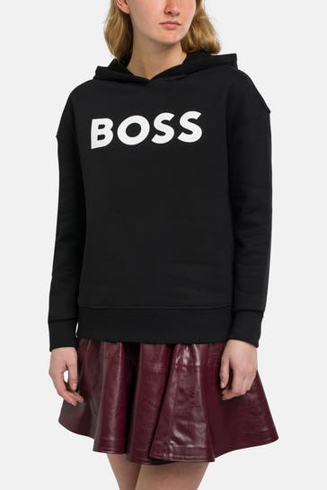 BOSS Hoodie 'Eriva' schwarz