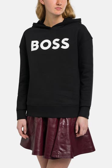 BOSS - Hoodie 'Eriva' schwarz