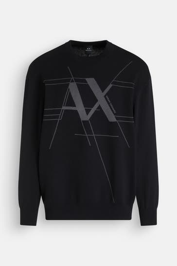 ARMANI EXCHANGE Strickpullover schwarz