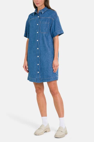 MARC O'POLO DENIM Jeanskleid blau