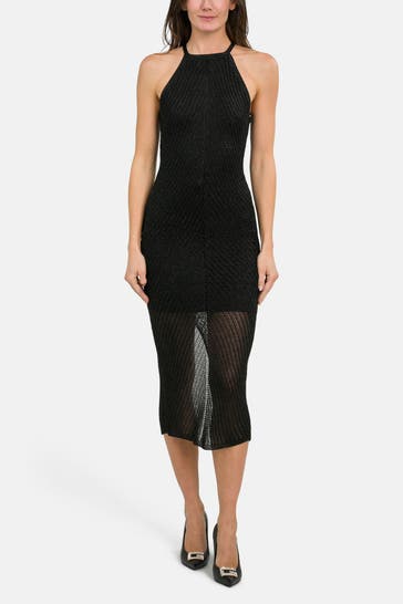 GUESS Strickkleid 'Alexie' schwarz