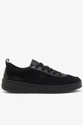 LACOSTE Ledersneaker schwarz