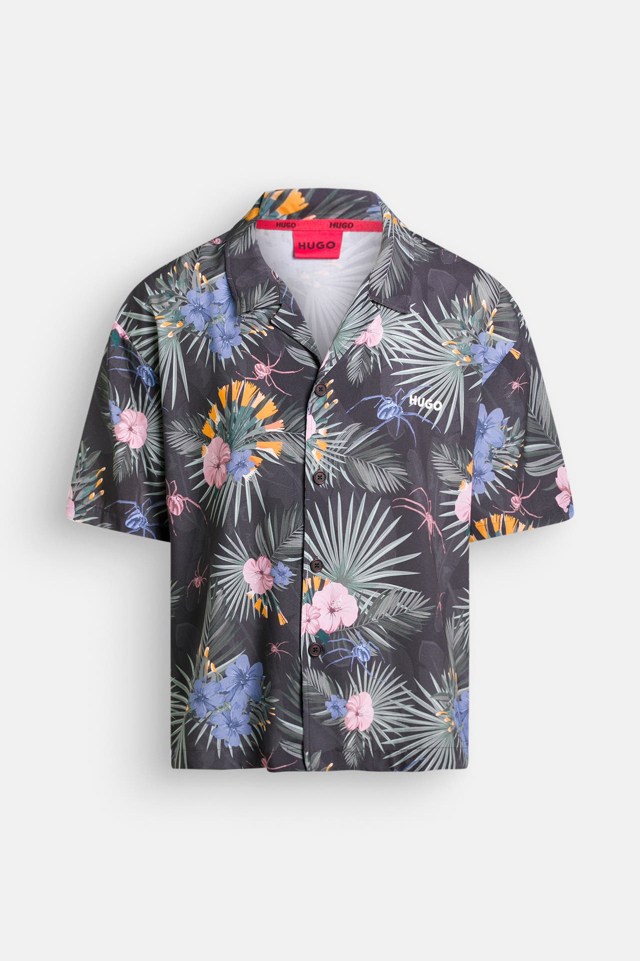 HUGO Kurzarm-Hemd gemustert, Bild 1