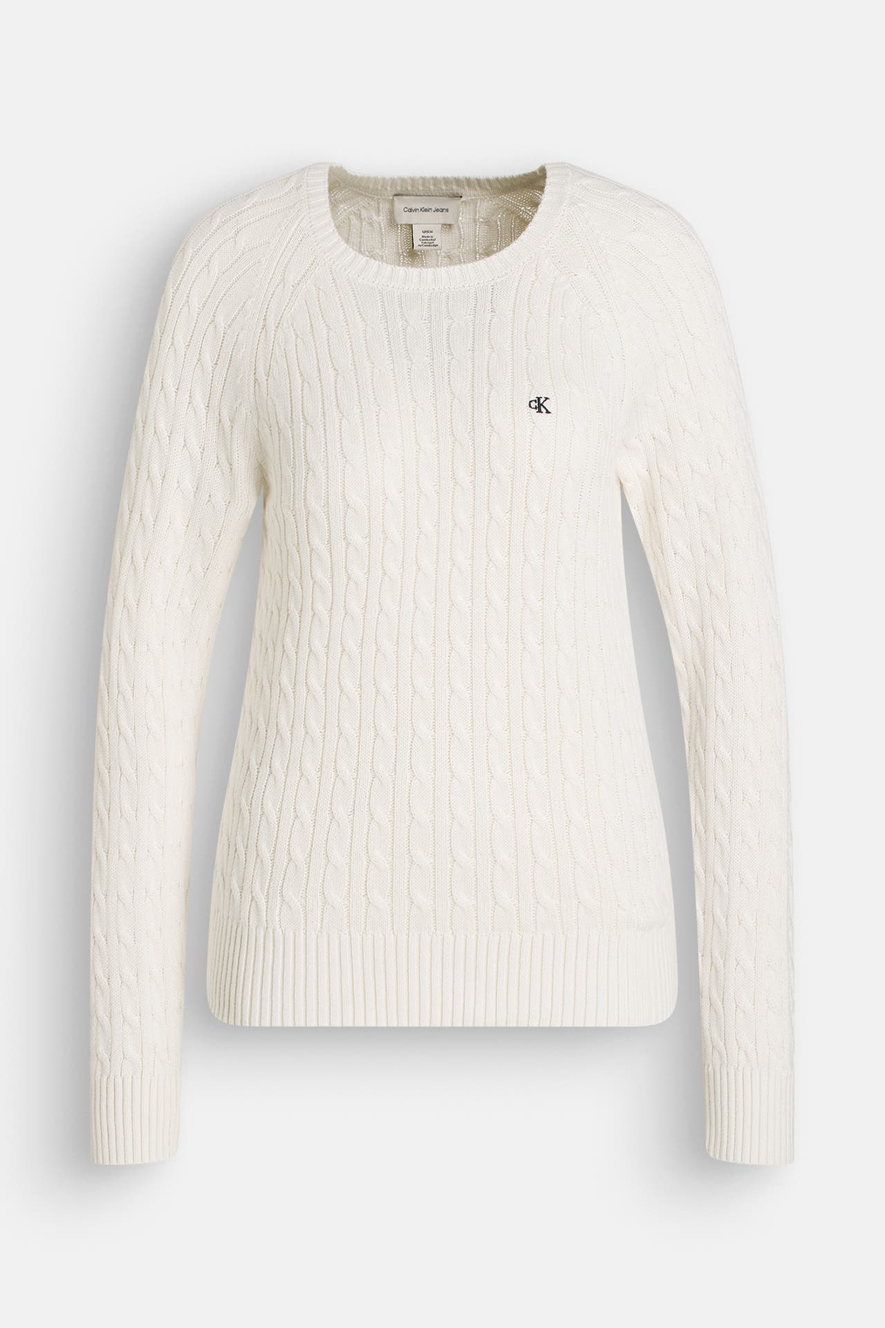 CALVIN KLEIN Strickpullover ecru, Bild 1