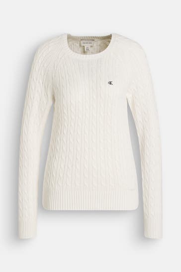 CALVIN KLEIN Strickpullover ecru
