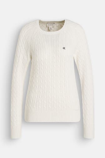 CALVIN KLEIN Strickpullover ecru