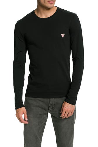 GUESS Longsleeve 'Core' schwarz