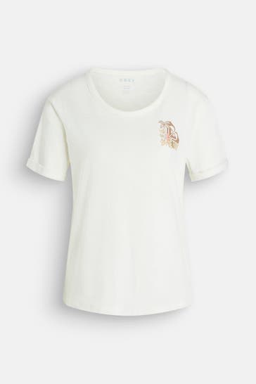 ROXY T-Shirt ecru