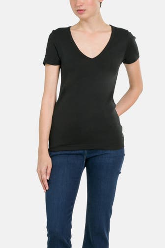 7 FOR ALL MANKIND T-Shirt schwarz
