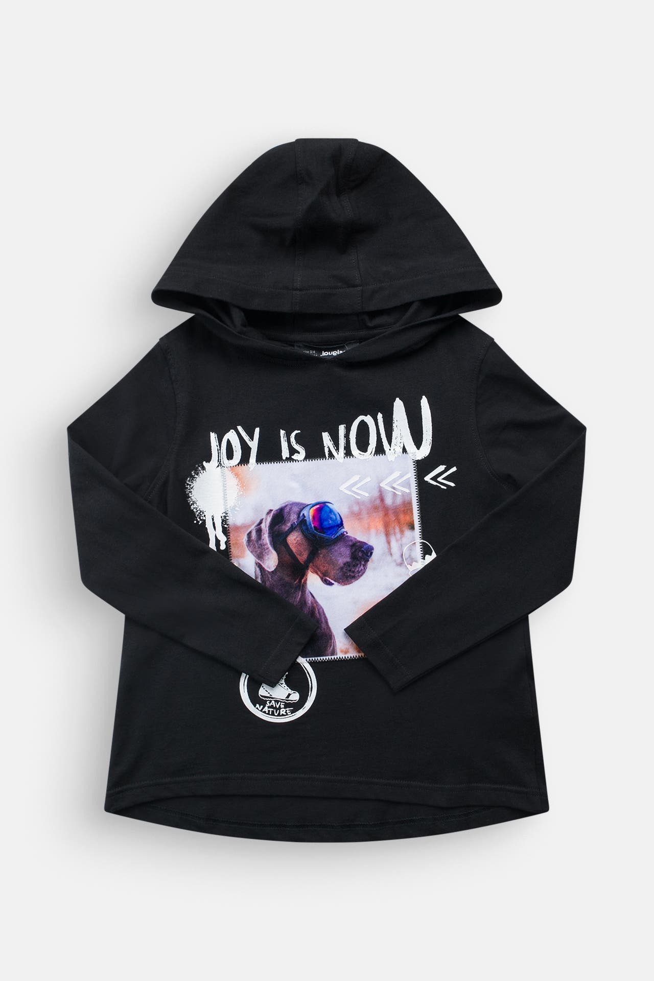 DESIGUAL Hoodie schwarz, Bild 1