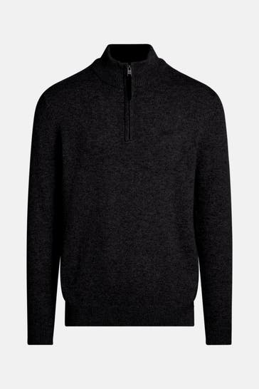 SUPERDRY Wollmix-Stricktroyer schwarz