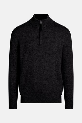 SUPERDRY Wollmix-Stricktroyer schwarz